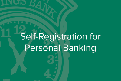 Self-Registration for Personal Banking