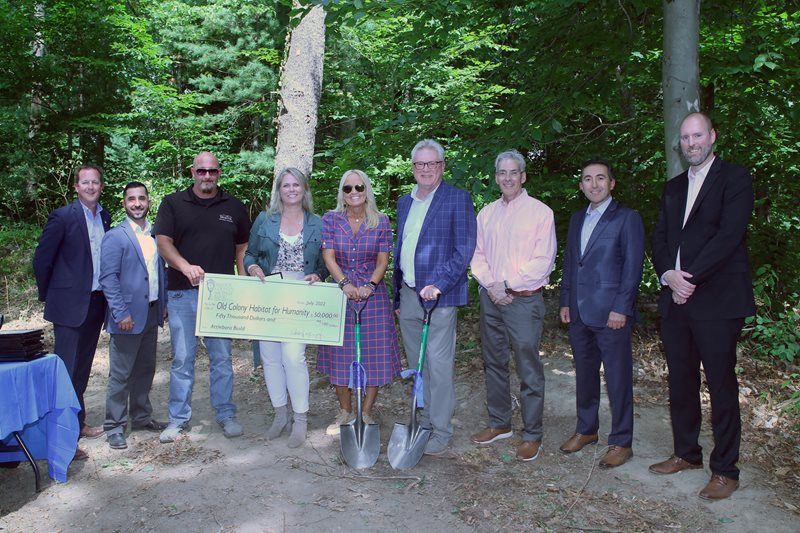 Bristol County Savings Charitable Foundation Awards $50,000 Grant to Old Colony Habitat for Humanity.